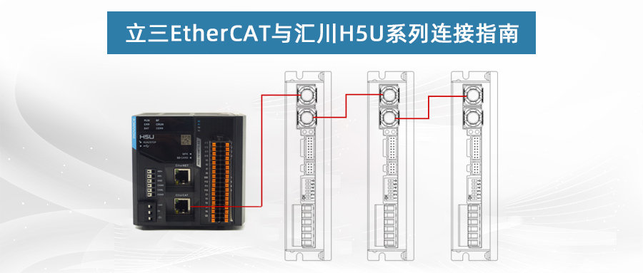 收藏篇|立三EtherCAT与汇川H5U系列连接指南