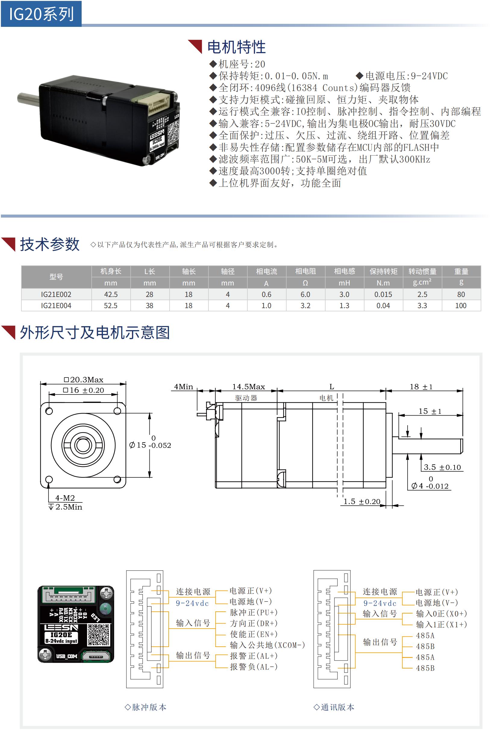 20集成式步进伺服电机(闭环)